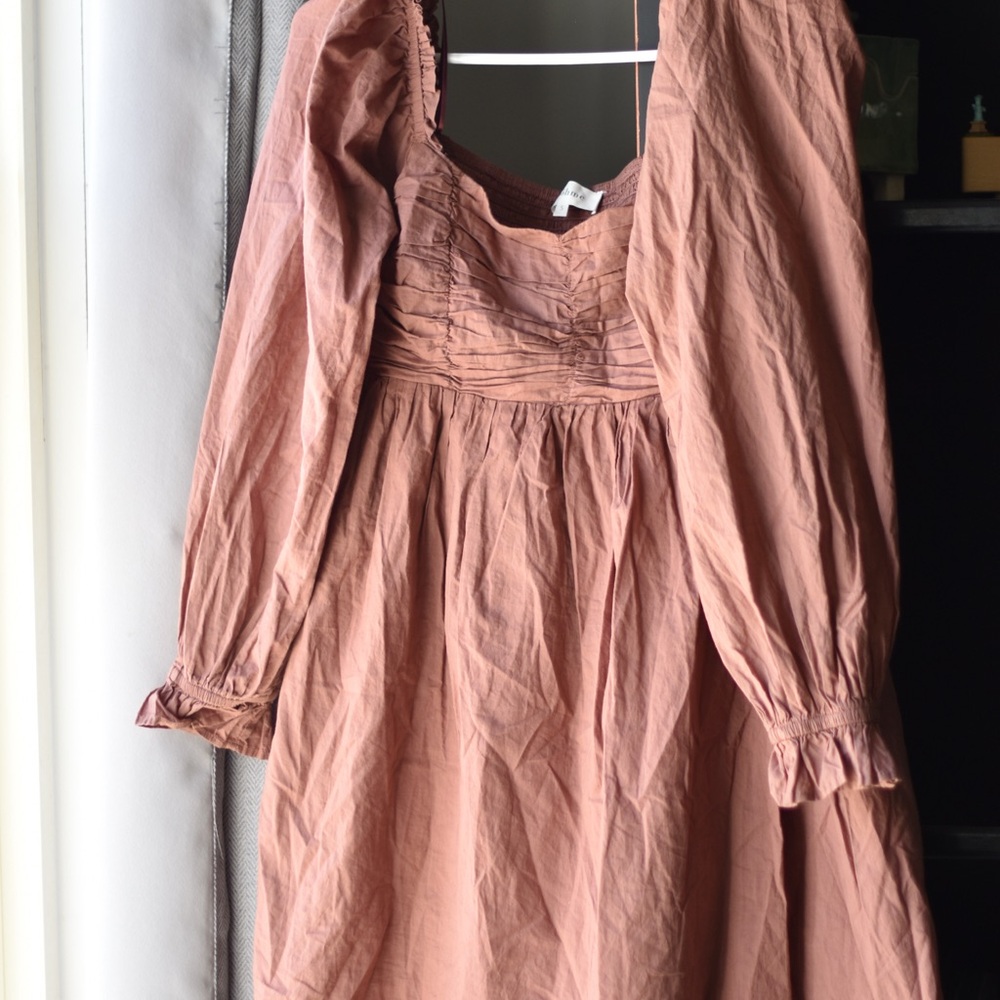 Bohme Dusty Pink Long Sleeve Dress